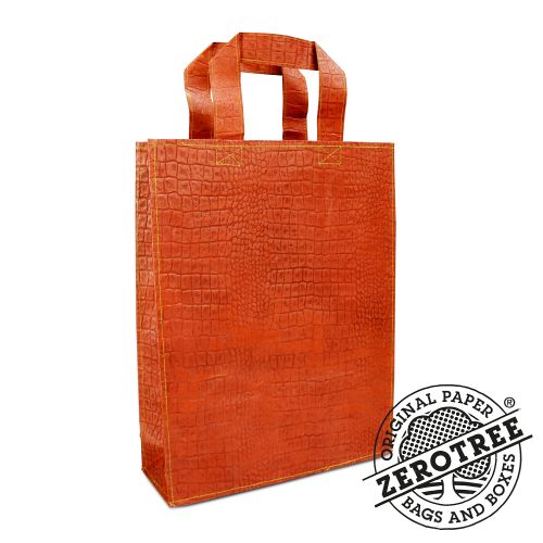 Recycled bag with croco design - Image 3